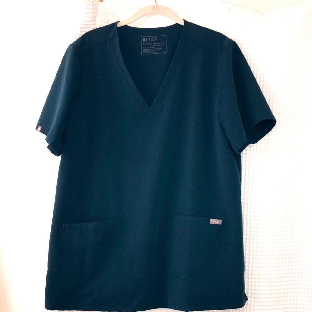 Figs Casma Caribbean Blue XL NWOT